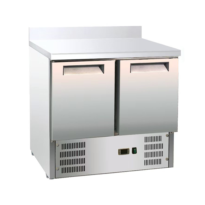 How is the corrosion resistance of refrigerated salad bar stainless steel top with splashback?